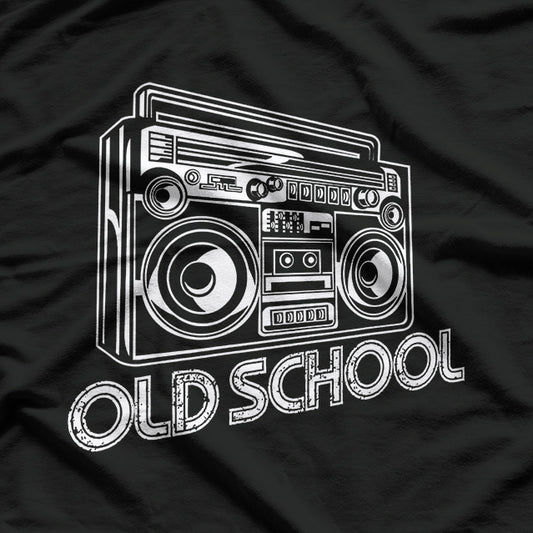 Old School Boombox: Retro Vibes T-Shirt