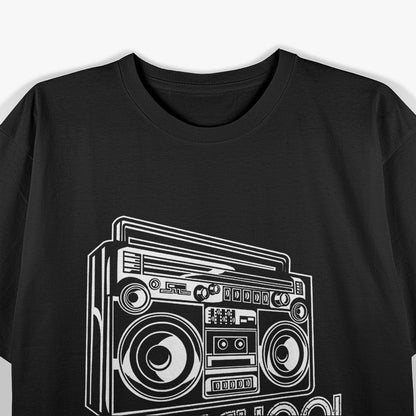 Old School Boombox: Retro Vibes T-Shirt