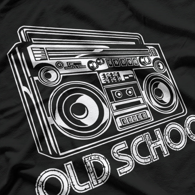 Old School Boombox: Retro Vibes T-Shirt