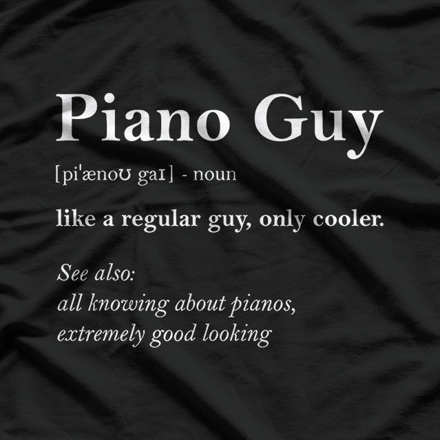 Piano King – Funny Musician & Pianist T-Shirt