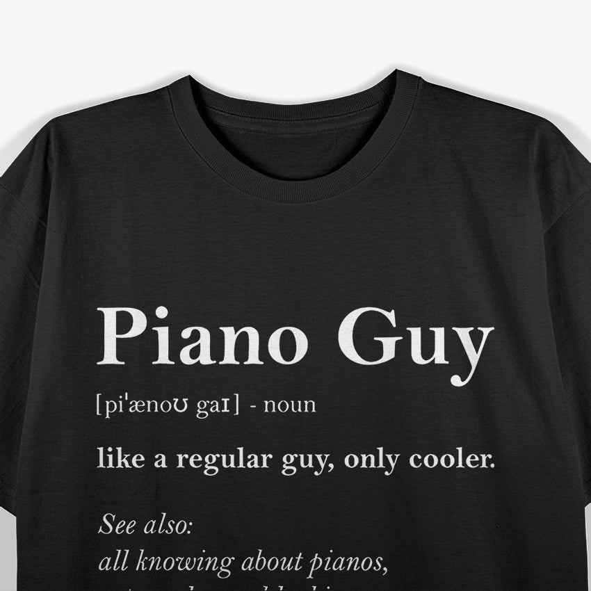 Piano King – Funny Musician & Pianist T-Shirt