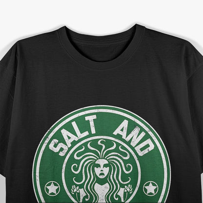 Salt and Burn, Ghost Hunter Supernatural Starbucks Parody T-Shirt