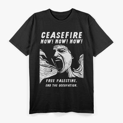 Ceasefire Now, Peaceful Protest Statement T-Shirt