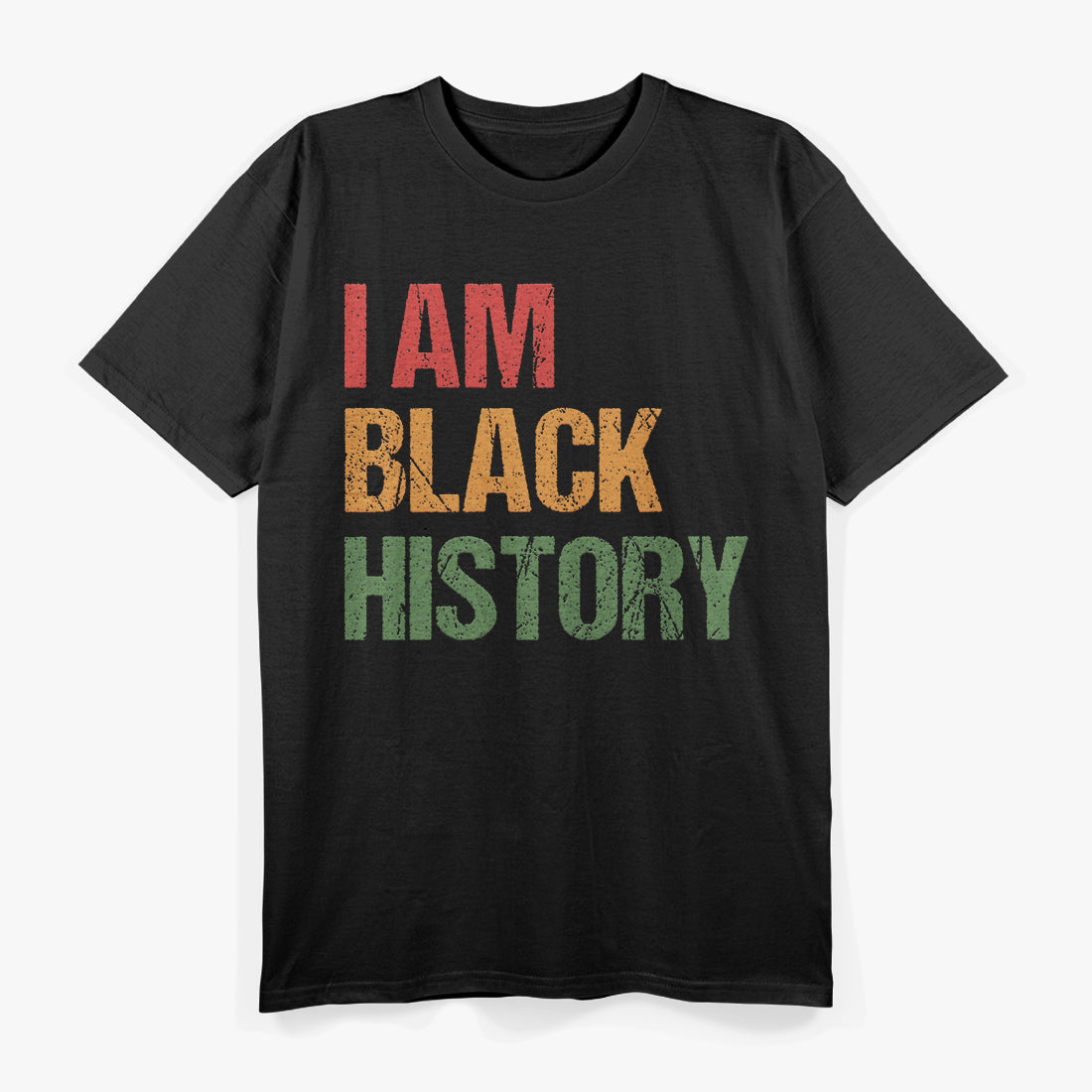 I'm Black History Month No to Racism Gift Ladies T-Shirt