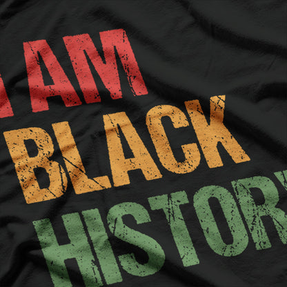 I'm Black History Month No to Racism Gift Ladies T-Shirt