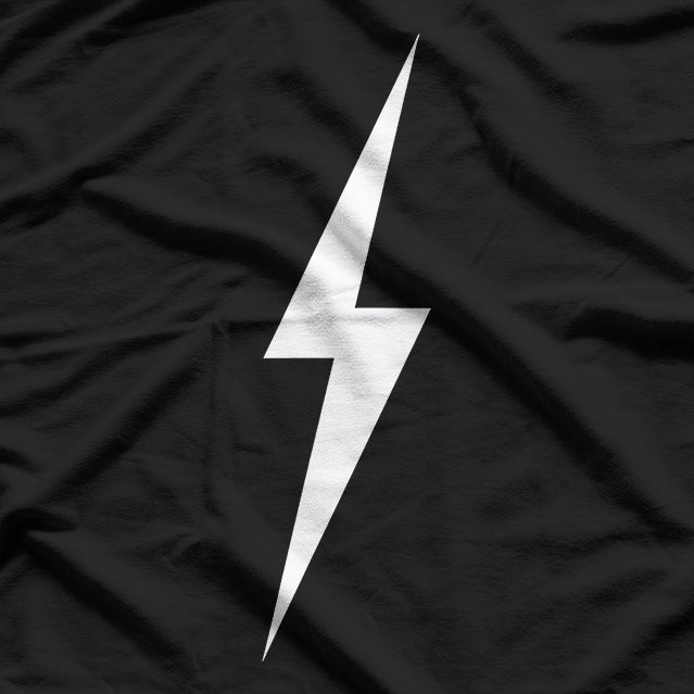 Simple Lightning Bolt: Minimalist Bold T-Shirt
