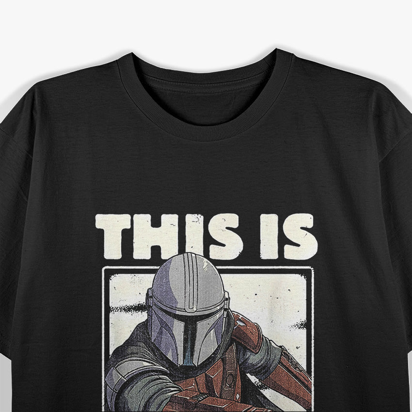 This Is the Way – Sci-Fi Portrait Art T-Shirt