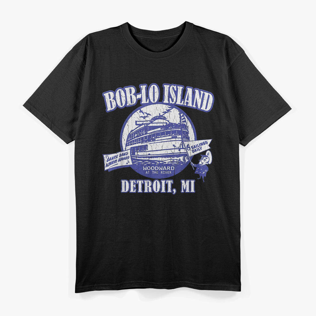 Boblo Island Detroit Michigan Vintage Retro Nostalgic T-Shirt