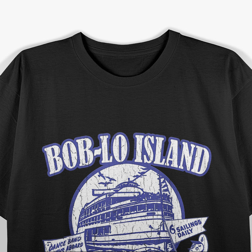 Boblo Island Detroit Michigan Vintage Retro Nostalgic T-Shirt