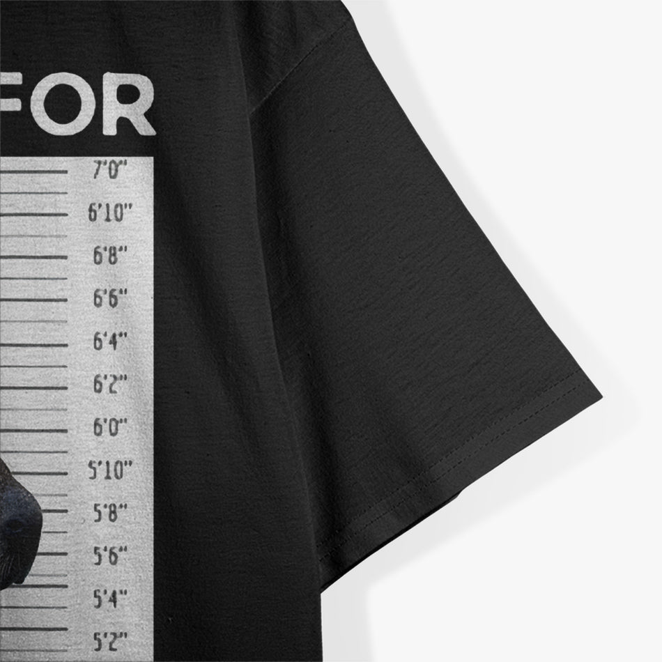 Capybara Mugshot - Wanted for 93 Felonies T-Shirt