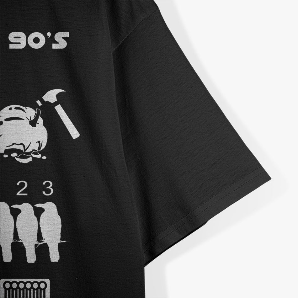 Funny Retro Popular Music Bands of the 90s Rock Pop Culture T-Shirt