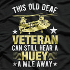 Hear A Huey - A Mile Away Helicopter Vibes T-Shirt
