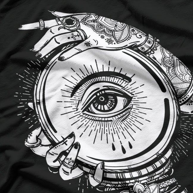 Psychic Crystal Ball Mystic Fortune Teller Gypsy Magic T-Shirt