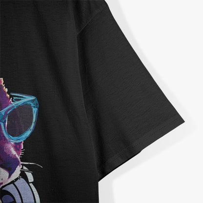 Tech House DJ Cat - Paws on the Decks T-Shirt