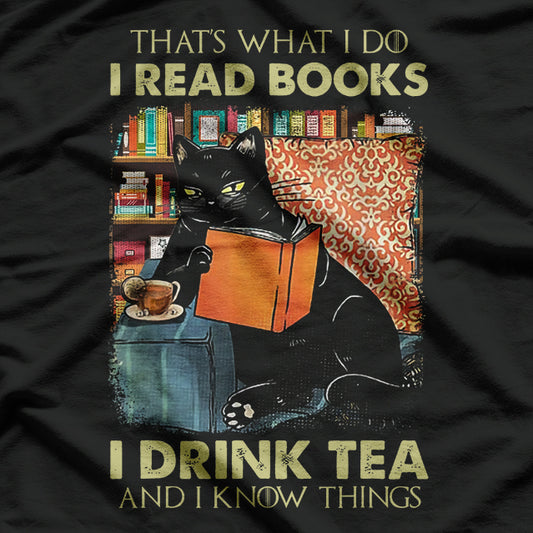 That's What I Do: I Read Books, I Drink Tea, and I Know Things T-Shirt