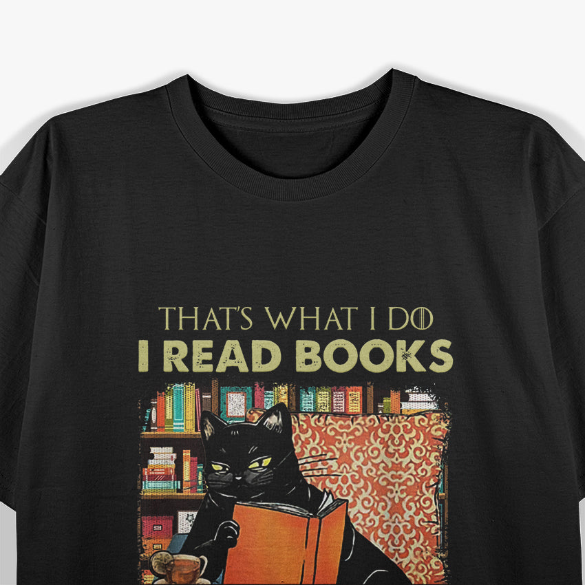 That's What I Do: I Read Books, I Drink Tea, and I Know Things T-Shirt