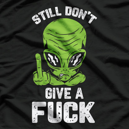 Alien Middle Finger: Out of This World Attitude T-Shirt