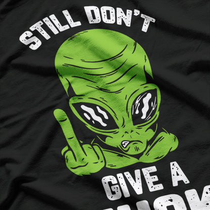 Alien Middle Finger: Out of This World Attitude T-Shirt