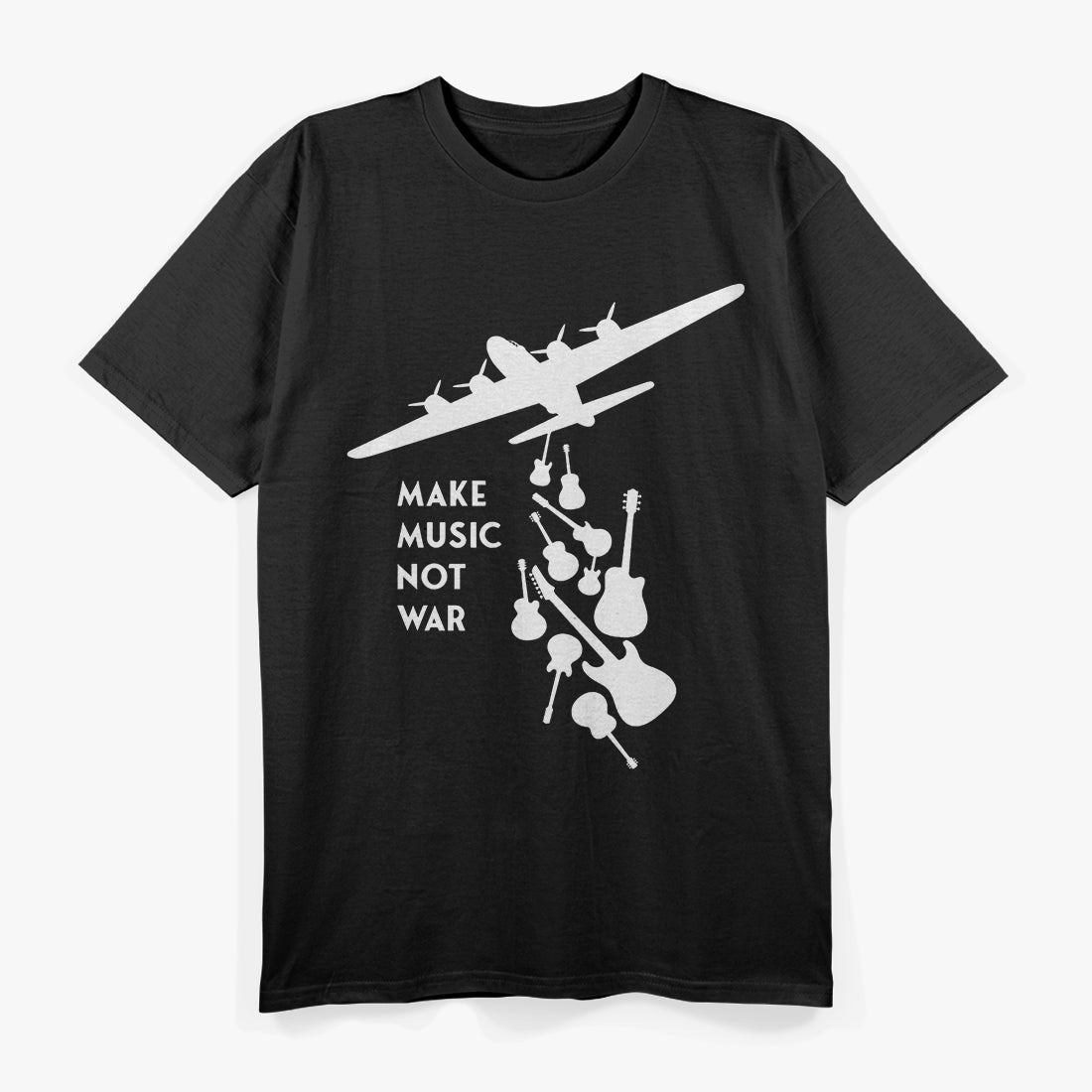 Make Music Not War Peaceful Vibes T-Shirt