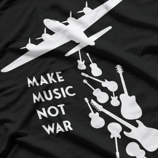 Make Music Not War Peaceful Vibes T-Shirt