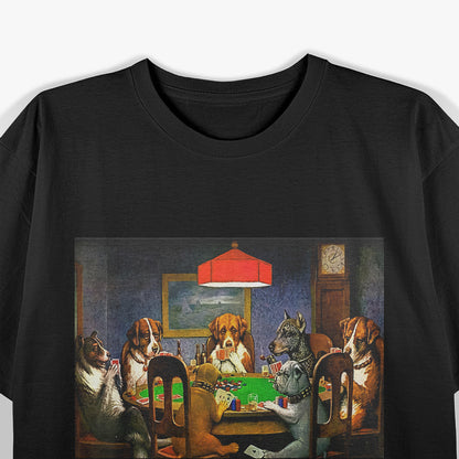 Dogs Playing Cards - A Classic Twist on Canine Charm T-Shirt