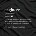 Engineer Definition - The Funny Side of Mechanical & Civil T-Shirt