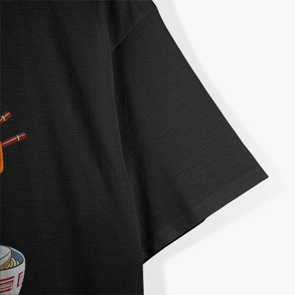 Red Eyed Tree Frog Enjoying Kawaii Ramen Bowl T-Shirt