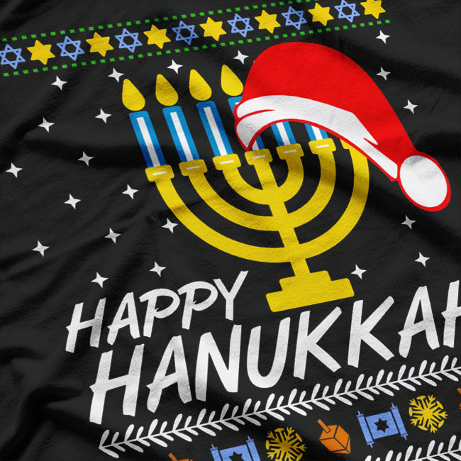 Happy Hanukkah, Festive Celebration T-Shirt