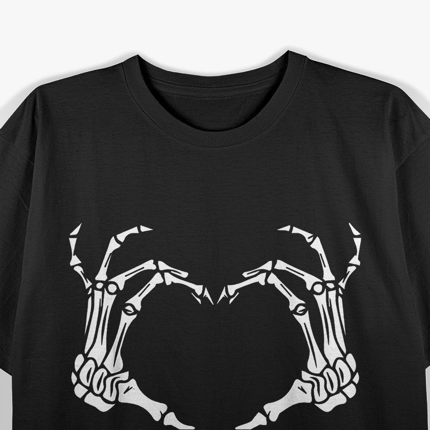 Skeleton Hand Heart T-Shirt