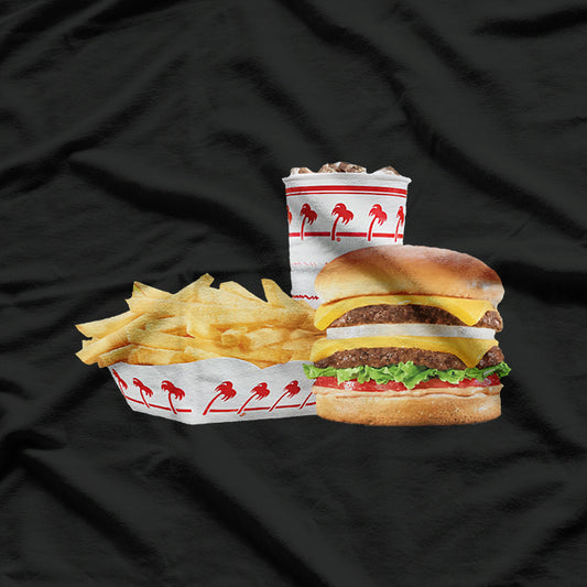 In-N-Out Burger – Funny Burger Humor Design T-Shirt