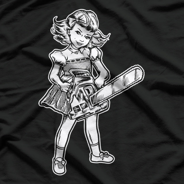 Chainsaw Girl – Vintage Horror Retro T-Shirt