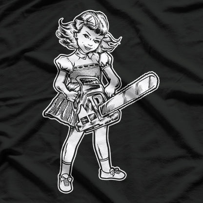 Chainsaw Girl – Vintage Horror Retro T-Shirt