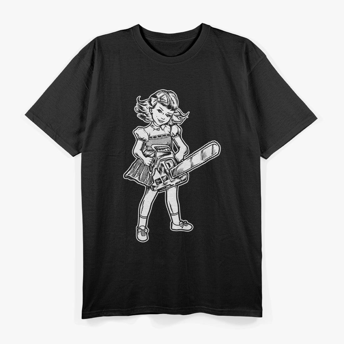 Chainsaw Girl – Vintage Horror Retro T-Shirt