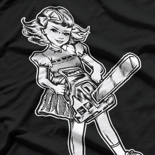 Chainsaw Girl – Vintage Horror Retro T-Shirt