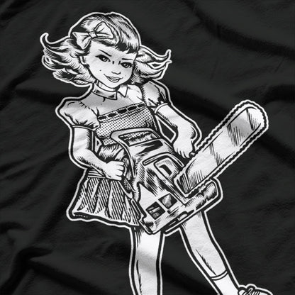 Chainsaw Girl – Vintage Horror Retro T-Shirt