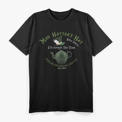 Mad Hatters Tea Shoppe It's Always Tea Time T-Shirt