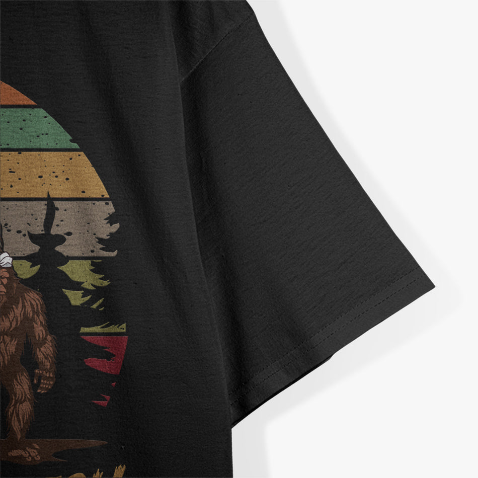 Grandpa Squatch Like A Grandpa Just Way More Squatchy Retro T-Shirt