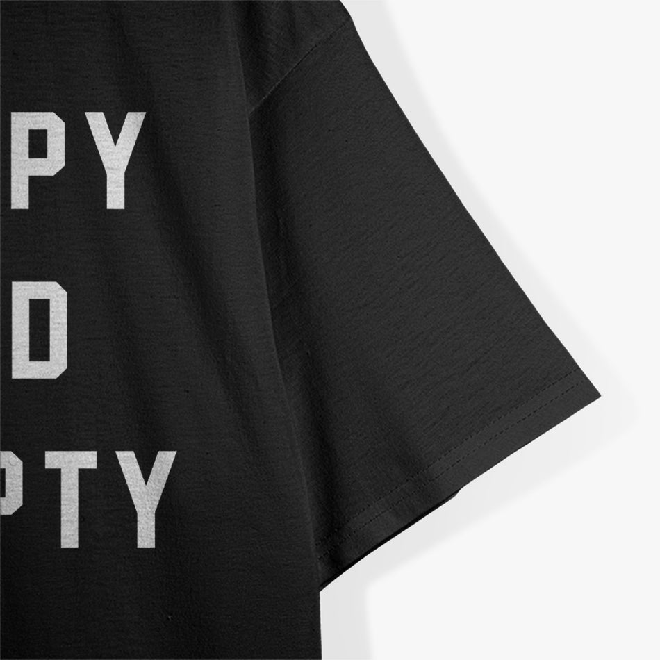 Not Happy Not Sad Just Empty Moody Aesthetic T-Shirt