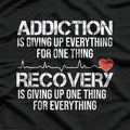 Addiction vs. Recovery: Strength in the Struggle T-Shirt