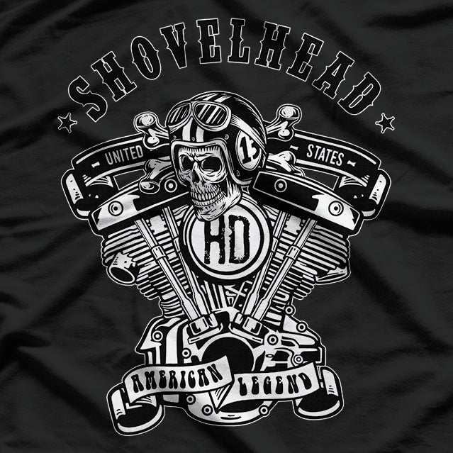 Shovelhead American Classic Motorcycle T-Shirt