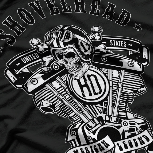 Shovelhead American Classic Motorcycle T-Shirt