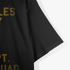LA County 51 Fire Dept Resque Squad Logo Truck Side Vintage T-Shirt