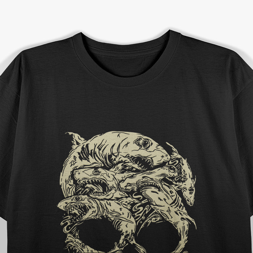 Pirates Shark Skull T-Shirt