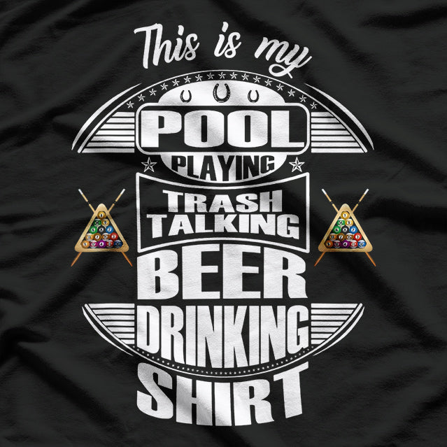 Billiards 8 Ball: Funny Pool Player T-Shirt