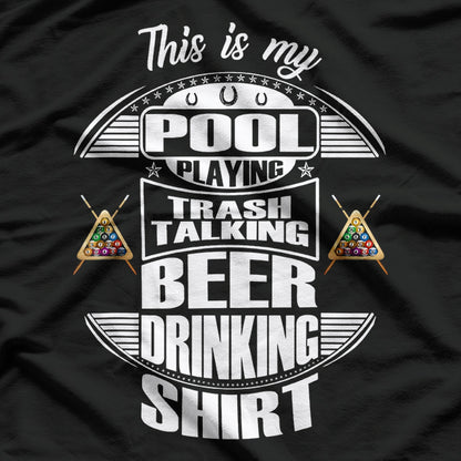 Billiards 8 Ball: Funny Pool Player T-Shirt