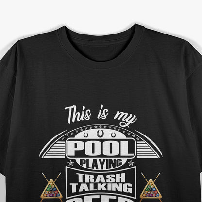 Billiards 8 Ball: Funny Pool Player T-Shirt