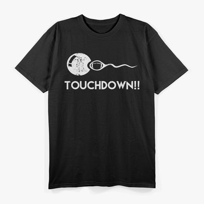 Touchdown Daddy: Expectant Father Football T-Shirt