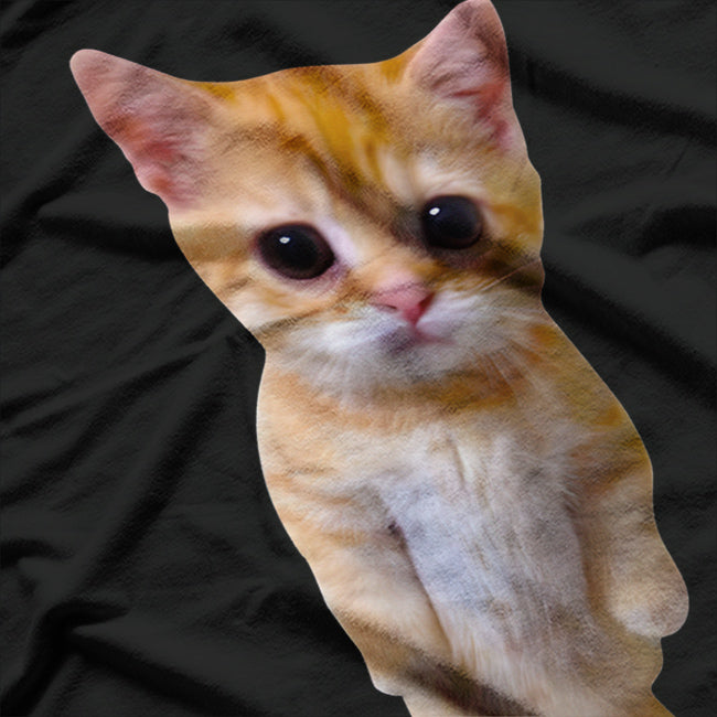 Sad Crying Cat – Funny Munchkin Kitty Meme T-Shirt