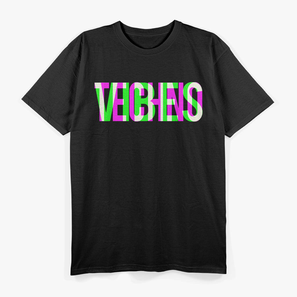Techno Vibes: Raver DJ Party Festival EDM Rave T-Shirt