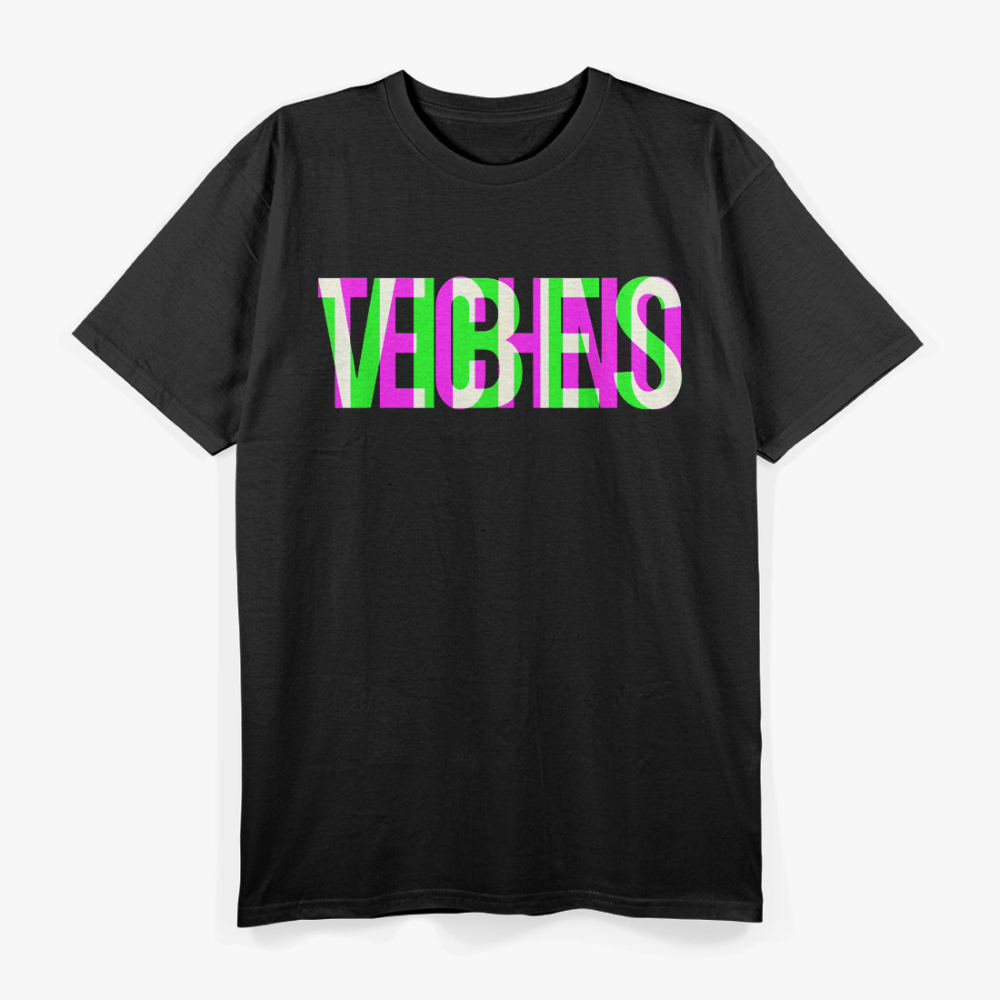 Techno Vibes: Raver DJ Party Festival EDM Rave T-Shirt